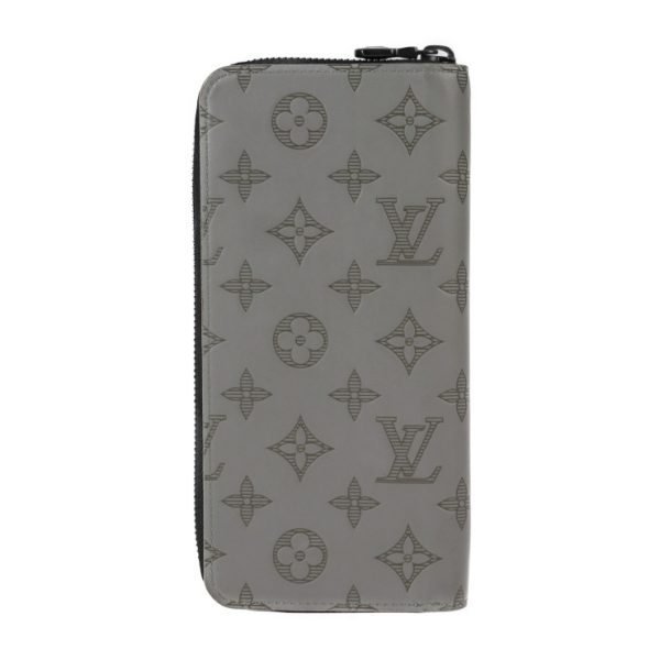 2301063007024 3 Louis Vuitton Zippy Wallet Vertical Gray Black