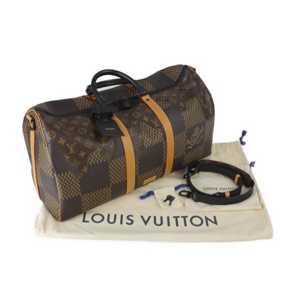 2301063007033 9 Louis Vuitton Bandouliere 50 Boston Bag Brown