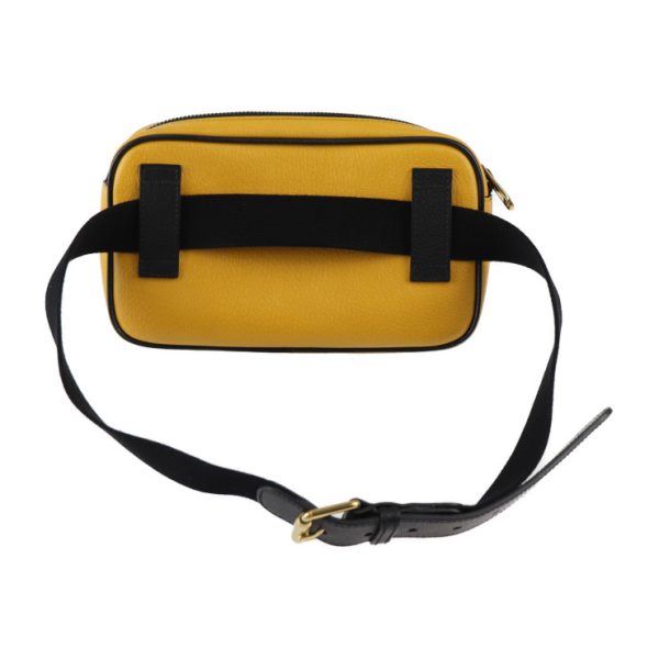 2301113007008 3 Gucci Belt Waist Bag Leather Yellow Multicolor