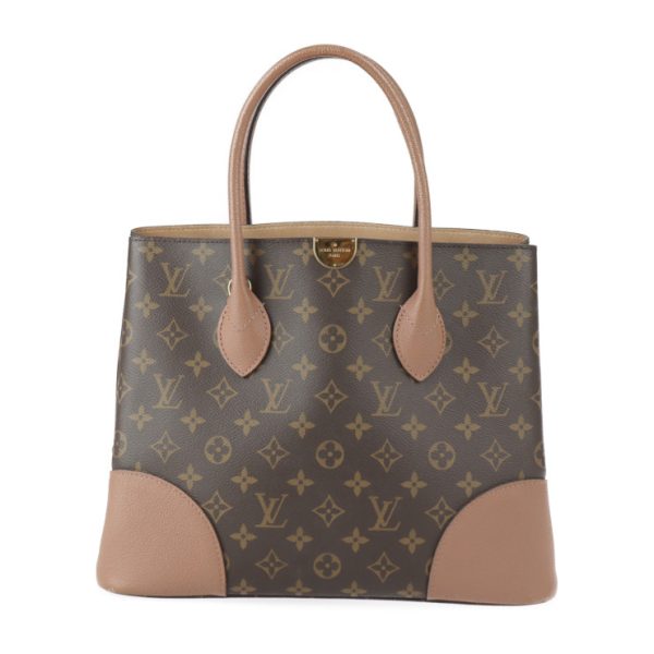 2302033007018 1 Louis Vuitton Flandrine Tote Bag Leather Brown