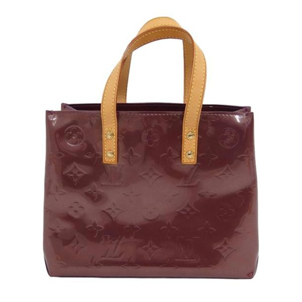 23030 1 Louis Vuitton Lead PM Vernis Handbag Amarante