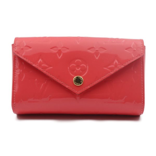 2303043007010 1 Louis Vuitton Lucy Pouch Vernis Rose Rich Pink