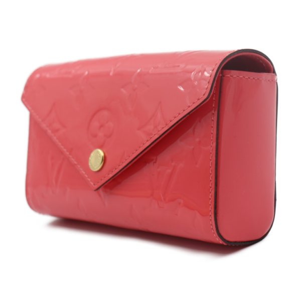 2303043007010 2 Louis Vuitton Lucy Pouch Vernis Rose Rich Pink