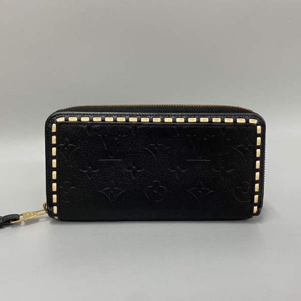 230318rvk 20301 1 Louis Vuitton Zippy Wallet Monogram Empreinte Leather Long Wallet Black