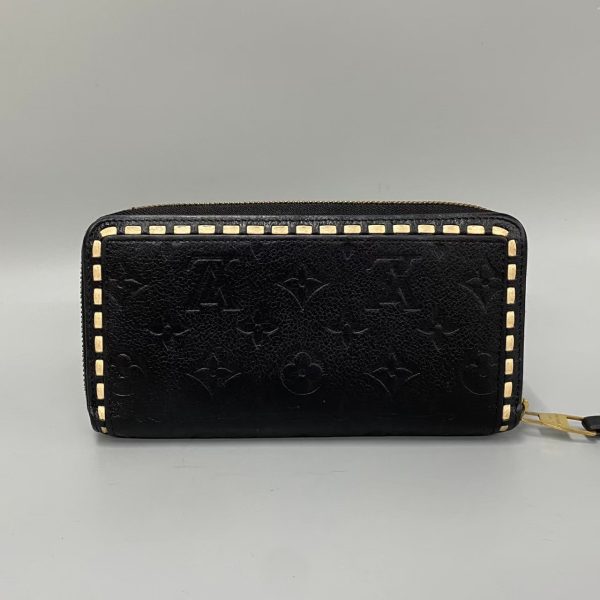 230318rvk 20301 3 Louis Vuitton Zippy Wallet Monogram Empreinte Leather Long Wallet Black