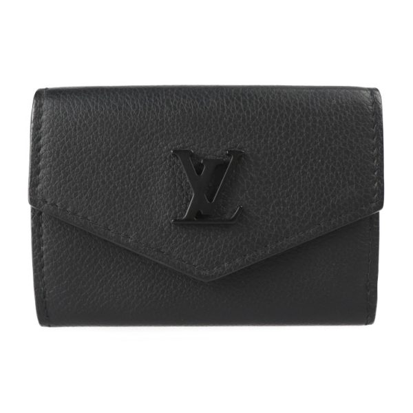 2304023008030 1 Louis Vuitton Rock Mini Trifold Wallet Noir Black