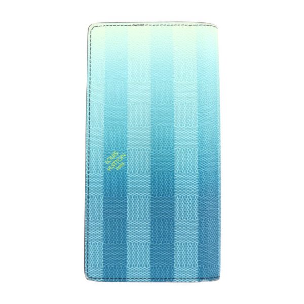 2304093007005 3 Louis Vuitton Braza Stripe Bifold Wallet Blue