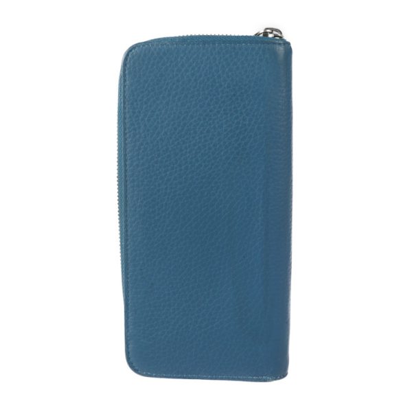 2305031002001 3 Louis Vuitton Zippy Vertical Long Wallet Blue