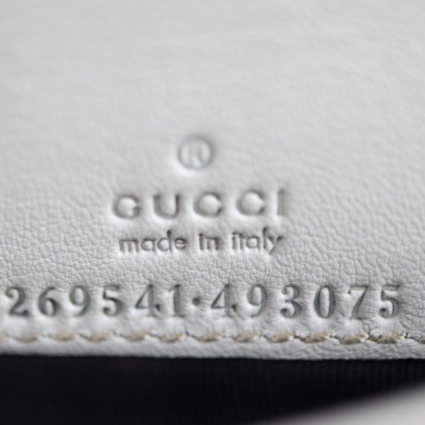 2305103007035 8 Gucci Guccisima Long Wallet Leather Gray White