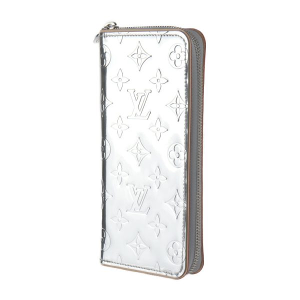 2305113008019 2 Louis Vuitton Zippy Wallet Vertical Mirror Silver