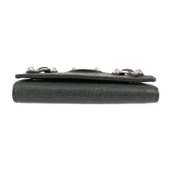 2305113008025 4 Balenciaga Giant Osaka Leather Key Case Gray