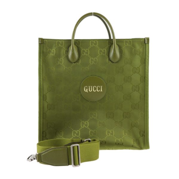 2305113008033 1 Gucci Off The Grid Medium Tote Bag GG Forest Green