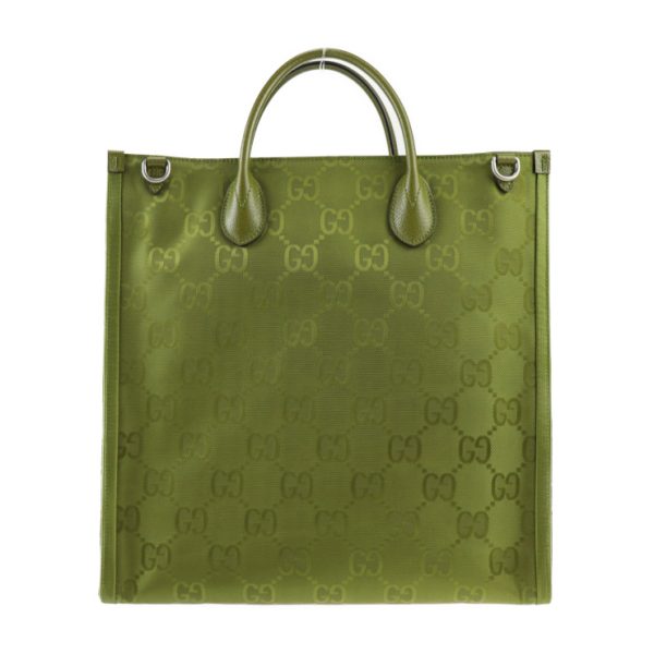 2305113008033 3 Gucci Off The Grid Medium Tote Bag GG Forest Green