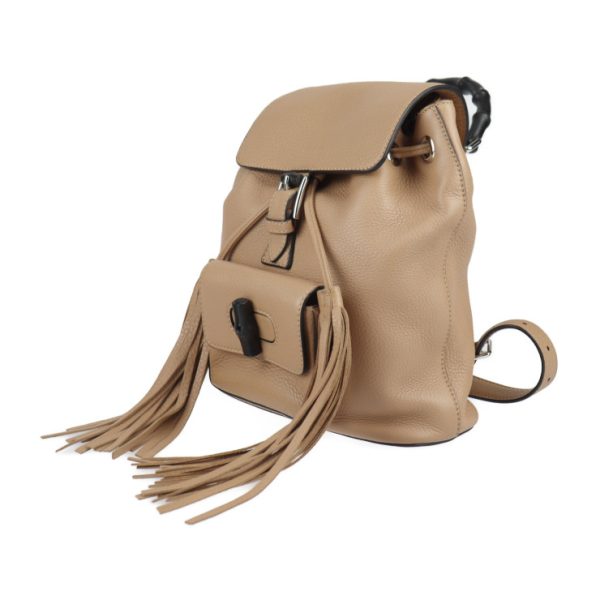 2306073007040 2 Gucci Bamboo Rucksack Daypack Beige Tassel Fringe