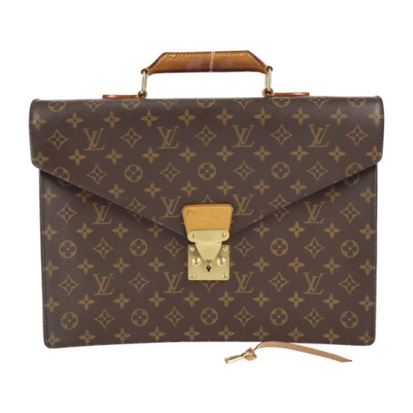 2307081007014 1 Louis Vuitton Serviette Conseil Business Bag Brown