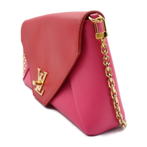 2307083007018 2 Louis Vuitton Love Note Shoulder Bag Red Pink