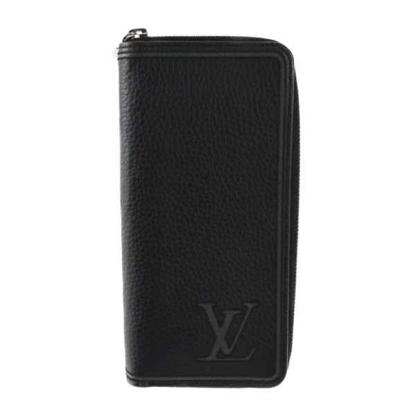 2307123007046 1 Louis Vuitton Zippy Vertical Long Wallet Black