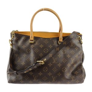 2307123007048 1 Louis Vuitton Damier Neverfull MM Tote Bag Ebene Cerise Brown Gold Hardware