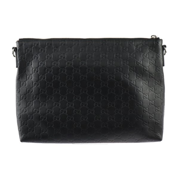 2307123007054 4 Gucci Guccisima Shoulder Bag Leather Black Pouch