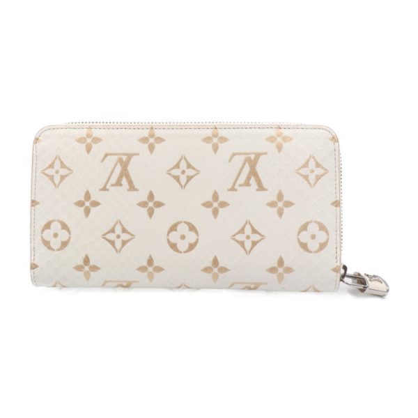 2307123010039 3 Louis Vuitton Zippy Long Wallet Python Latte White