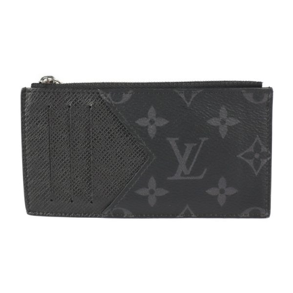 2308033010069 1 Louis Vuitton Coin Card Folder Monogram Black Gray