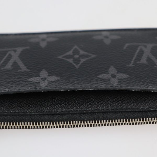 2308033010069 7 Louis Vuitton Coin Card Folder Monogram Black Gray