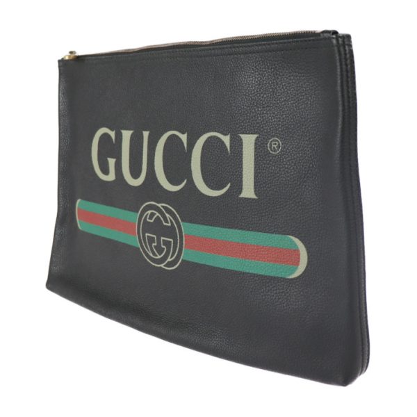 2308053008010 2 Gucci Portfolio Bag Leather Black