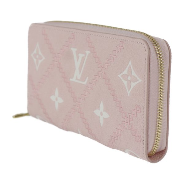 2308053008016 2 Louis Vuitton Zippy Long Wallet Broderie Pink