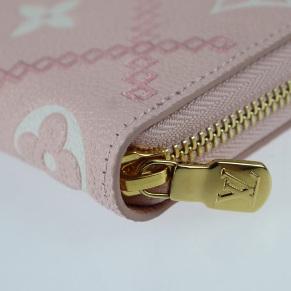 2308053008016 5 Louis Vuitton Zippy Long Wallet Broderie Pink