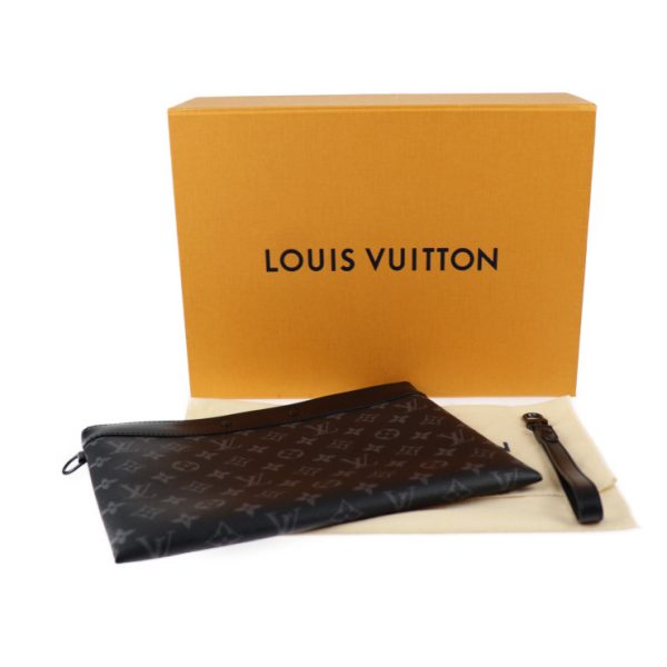 2308063007080 10 Louis Vuitton Pochette To Go Bag Gray Black