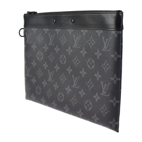 2308063007080 2 Louis Vuitton Pochette To Go Bag Gray Black