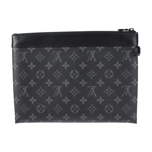 2308063007080 3 Louis Vuitton Pochette To Go Bag Gray Black