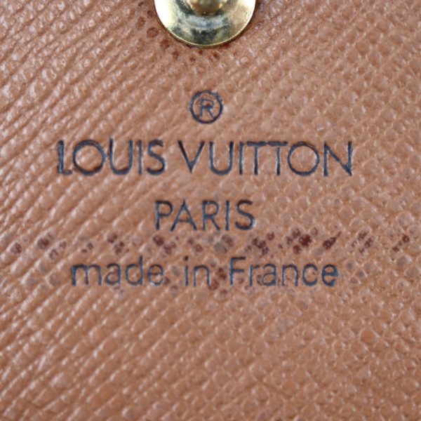 2309051001015 10 Louis Vuitton Porte Monet Credit Long Wallet Brown