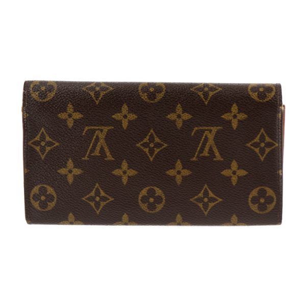 2309051001015 3 Louis Vuitton Porte Monet Credit Long Wallet Brown