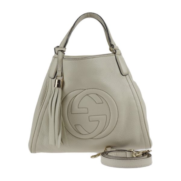 2309051001021 1 Gucci Soho Interlocking G Handbag Ivory Shoulder