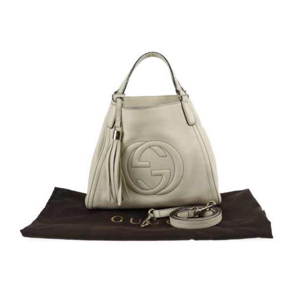 2309051001021 10 Gucci Soho Interlocking G Handbag Ivory Shoulder