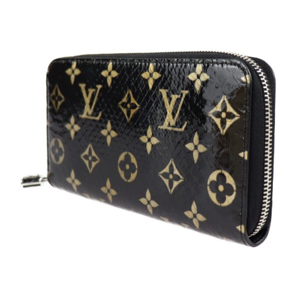 2309083010038 2 Louis Vuitton Zippy Wallet Python Black Gold