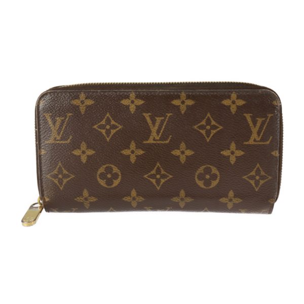 2310041001012 1 Louis Vuitton Zippy Long Wallet Leather Brown