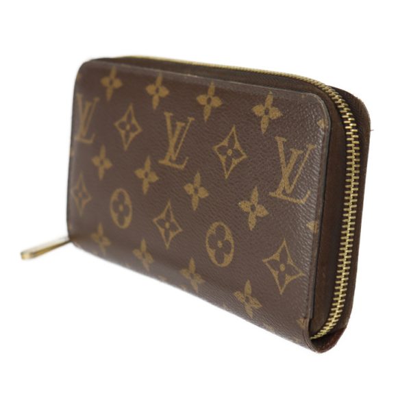 2310041001012 2 Louis Vuitton Zippy Long Wallet Leather Brown