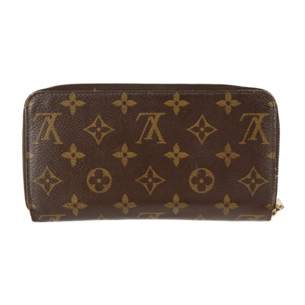 2310041001012 3 Louis Vuitton Zippy Long Wallet Leather Brown