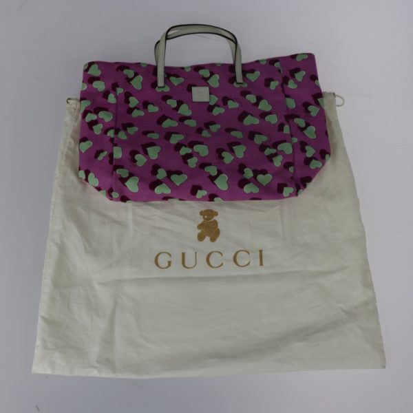 2310053002046 9 Gucci Baby Heart Tote Handbag Pink Multicolor