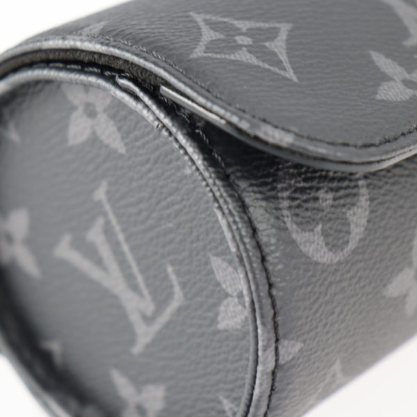 2310053010060 6 Louis Vuitton Etuit 3 Montre Pouch Black Gray