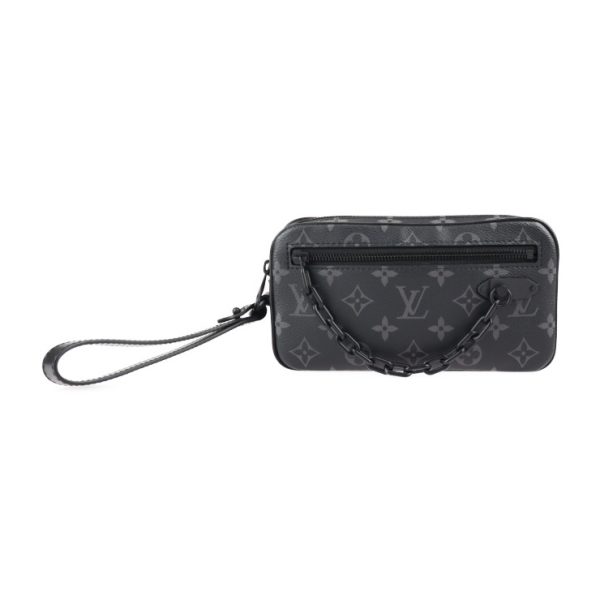 2310083007048 1 Louis Vuitton Pochette Volga Bag Gray Black