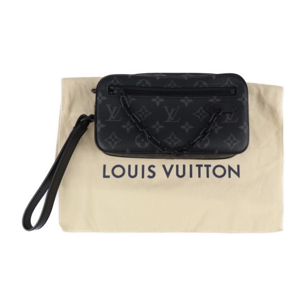 2310083007048 10 Louis Vuitton Pochette Volga Bag Gray Black