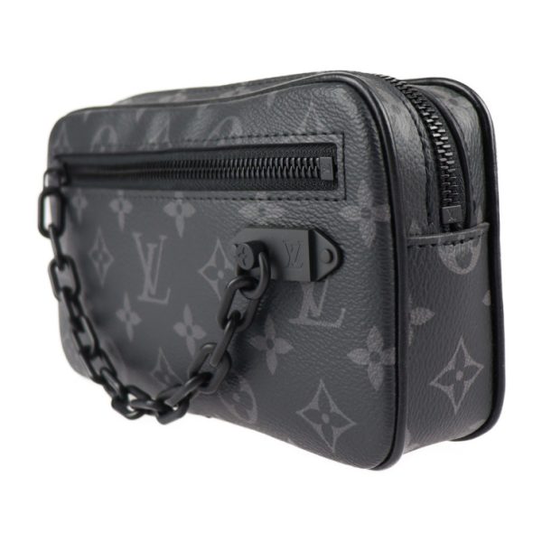 2310083007048 2 Louis Vuitton Pochette Volga Bag Gray Black