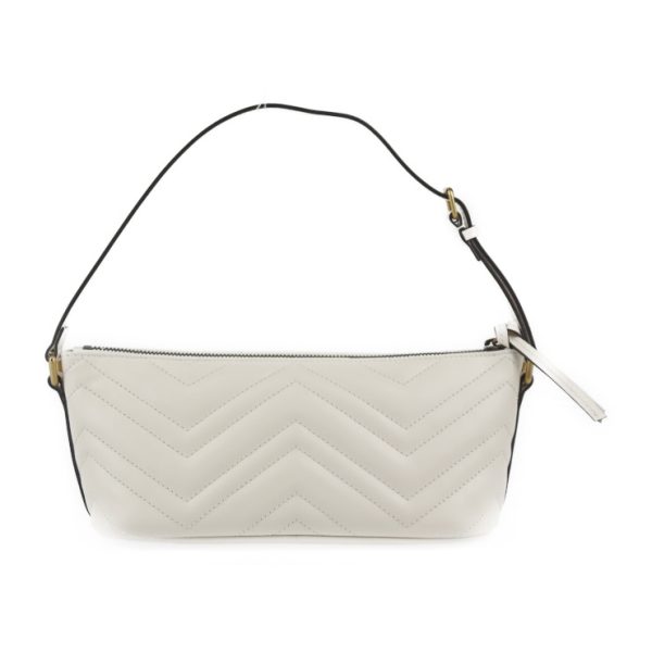 2310083007049 3 Gucci GG Marmont Shoulder Bag Leather White Ivory