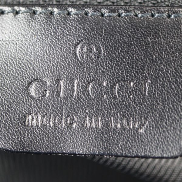 2311041001014 9 Gucci Tote GG Canvas Leather Gray Black Handbag