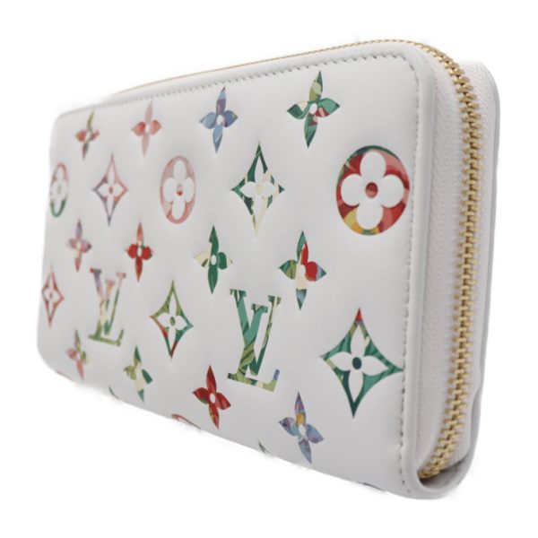 2311103010074 2 Louis Vuitton Zippy Wallet LV Garden Blonde White