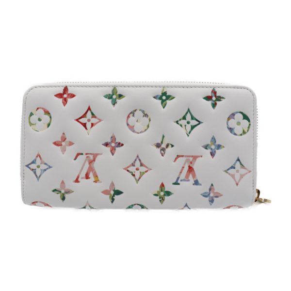 2311103010074 3 Louis Vuitton Zippy Wallet LV Garden Blonde White