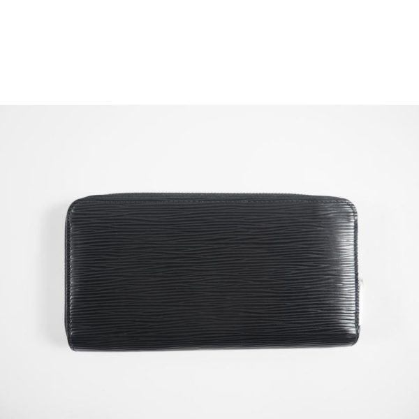 23113 2 Louis Vuitton Zippy Wallet Epi Black